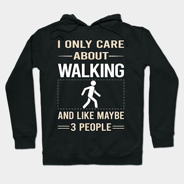 Funny 3 People Walking Hoodie by symptomovertake